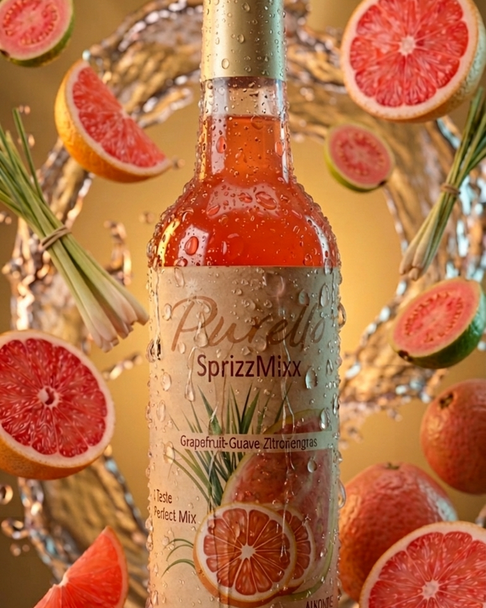 PURELLO SprizzMixx Grapefruit-Guave-Zitronengras Flasche
