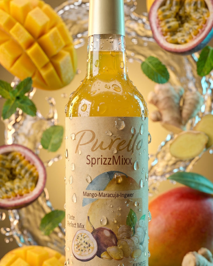 PURELLO SprizzMixx Mango-Maracuja-Ingwer Flasche