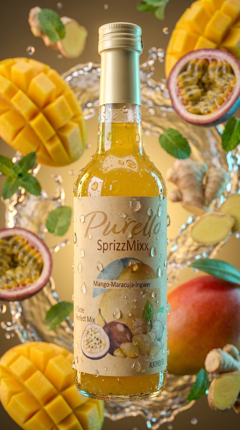 PURELLO SprizzMixx Mango-Maracuja-Ingwer Flasche